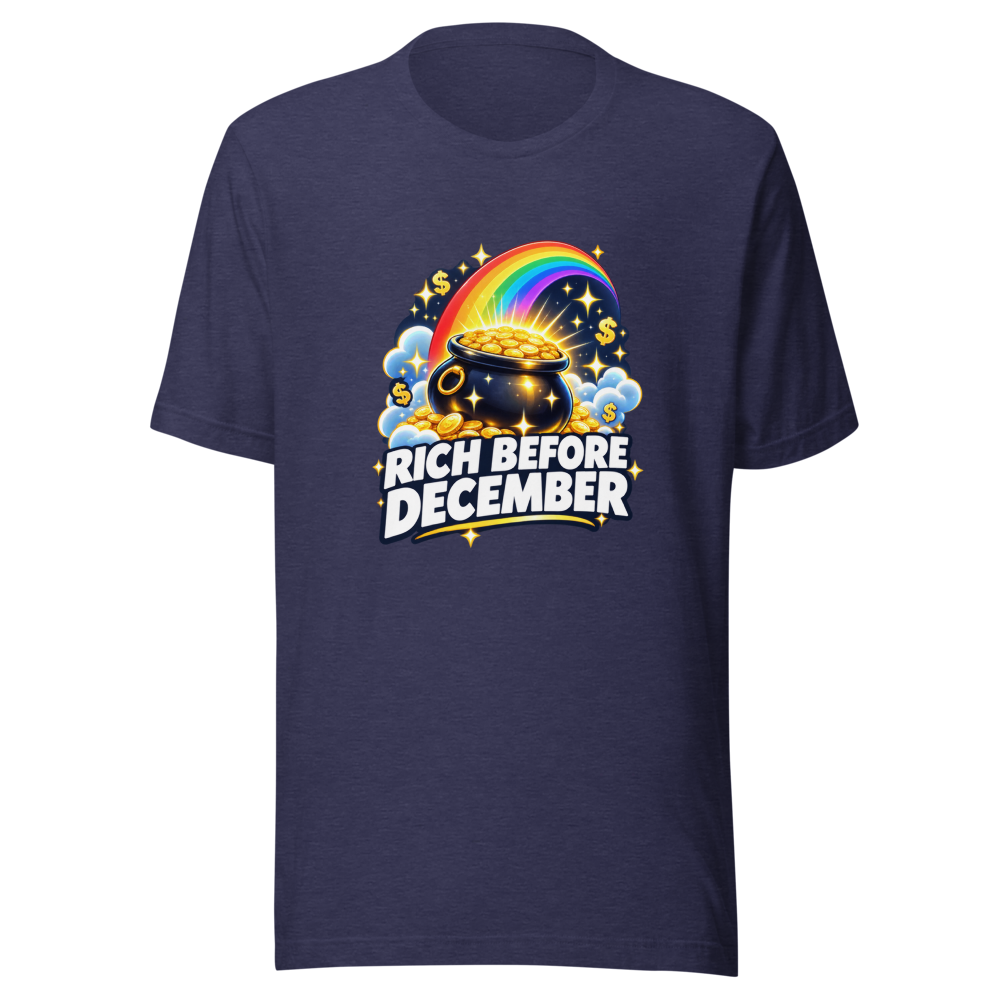 Get Rich Before December Viral T-Shirt - Image 5