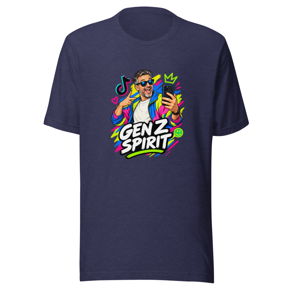 Gen Z Spirit 40 Year Old Men T-Shirt - Image 5