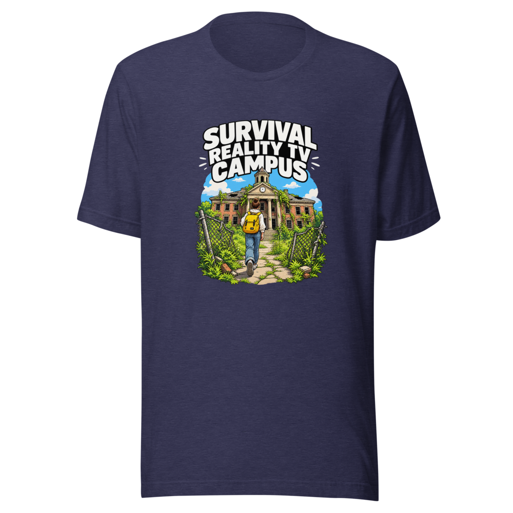 Survival Reality TV Campus T-Shirt - Image 5
