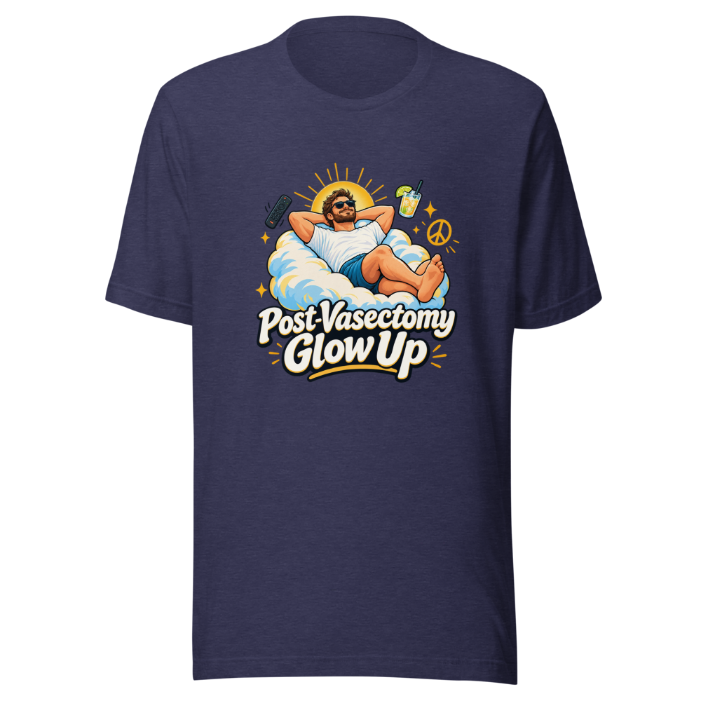 Post-Vasectomy Glow Up T-Shirt - Image 5