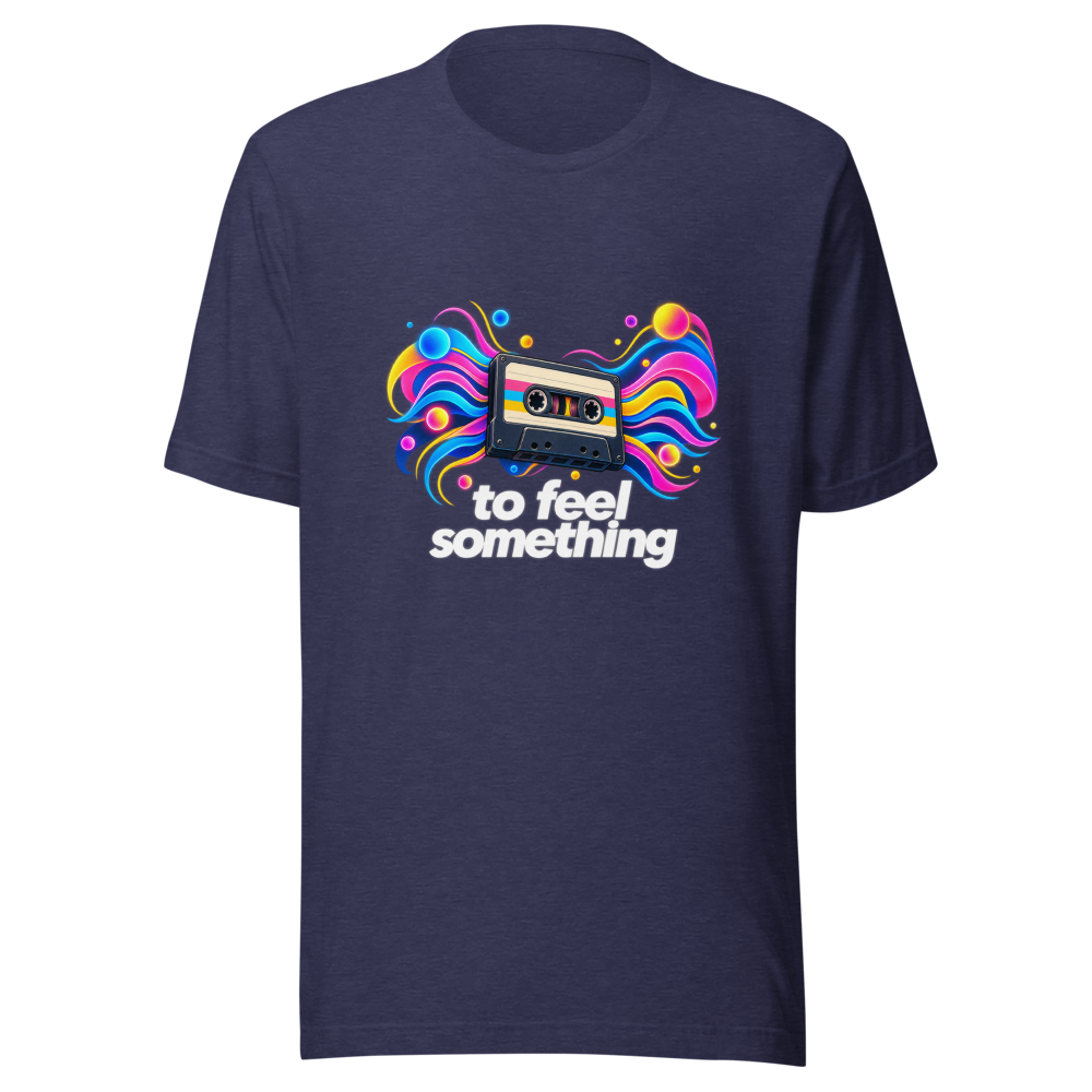 Feel Something Playlist Vibe Tee - Image 5