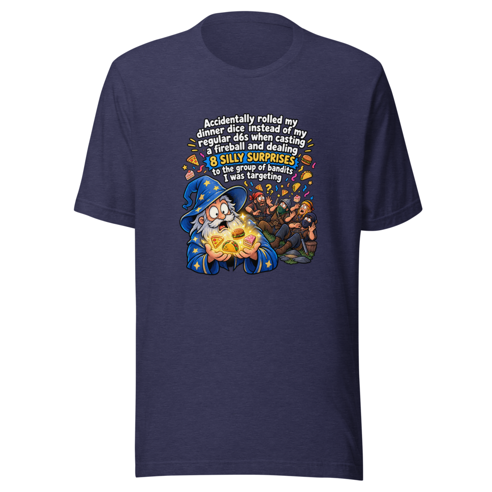 D&D Dice Fail: Fireball Mishap T-Shirt - Image 5