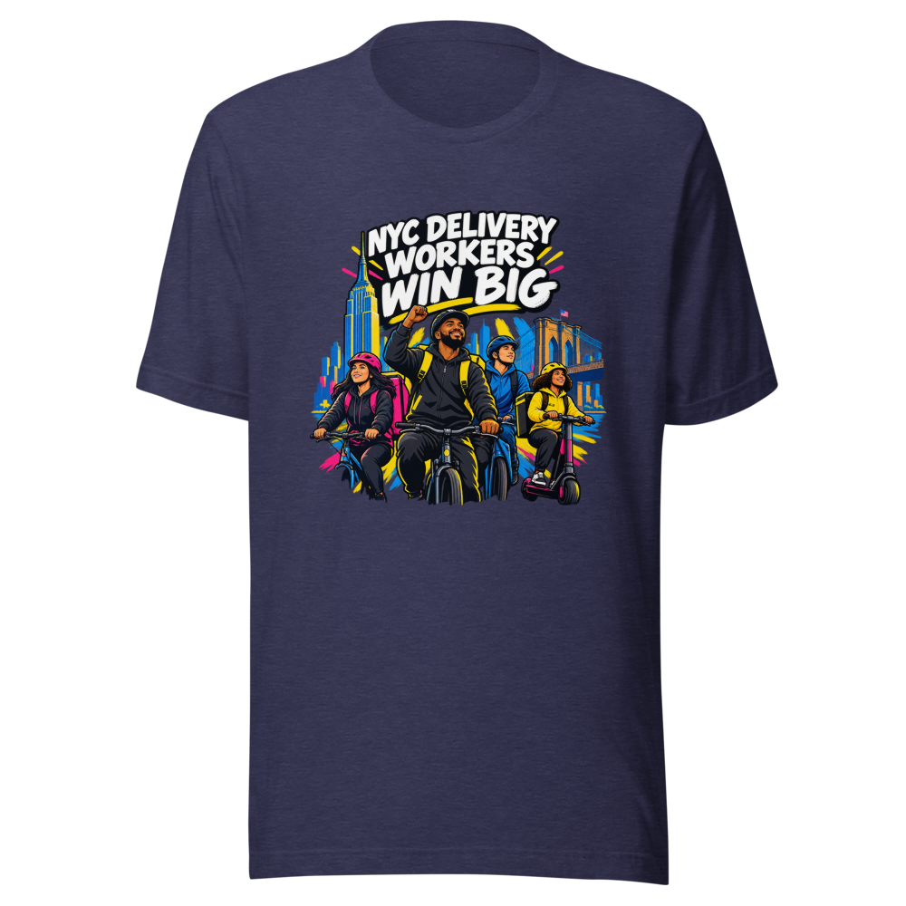 NYC Delivery Workers Win Big Settlement Tee - Image 5