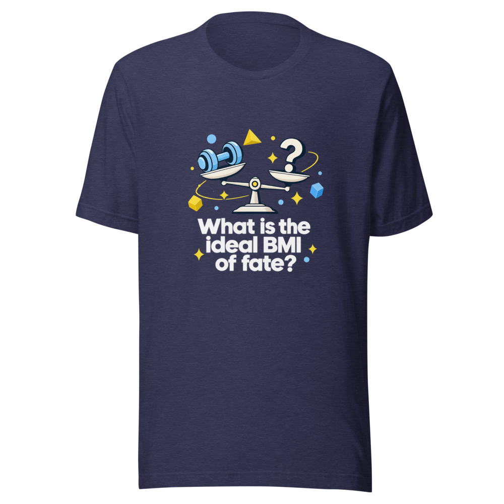 Fate's Ideal BMI Funny Quote T-Shirt - Image 5