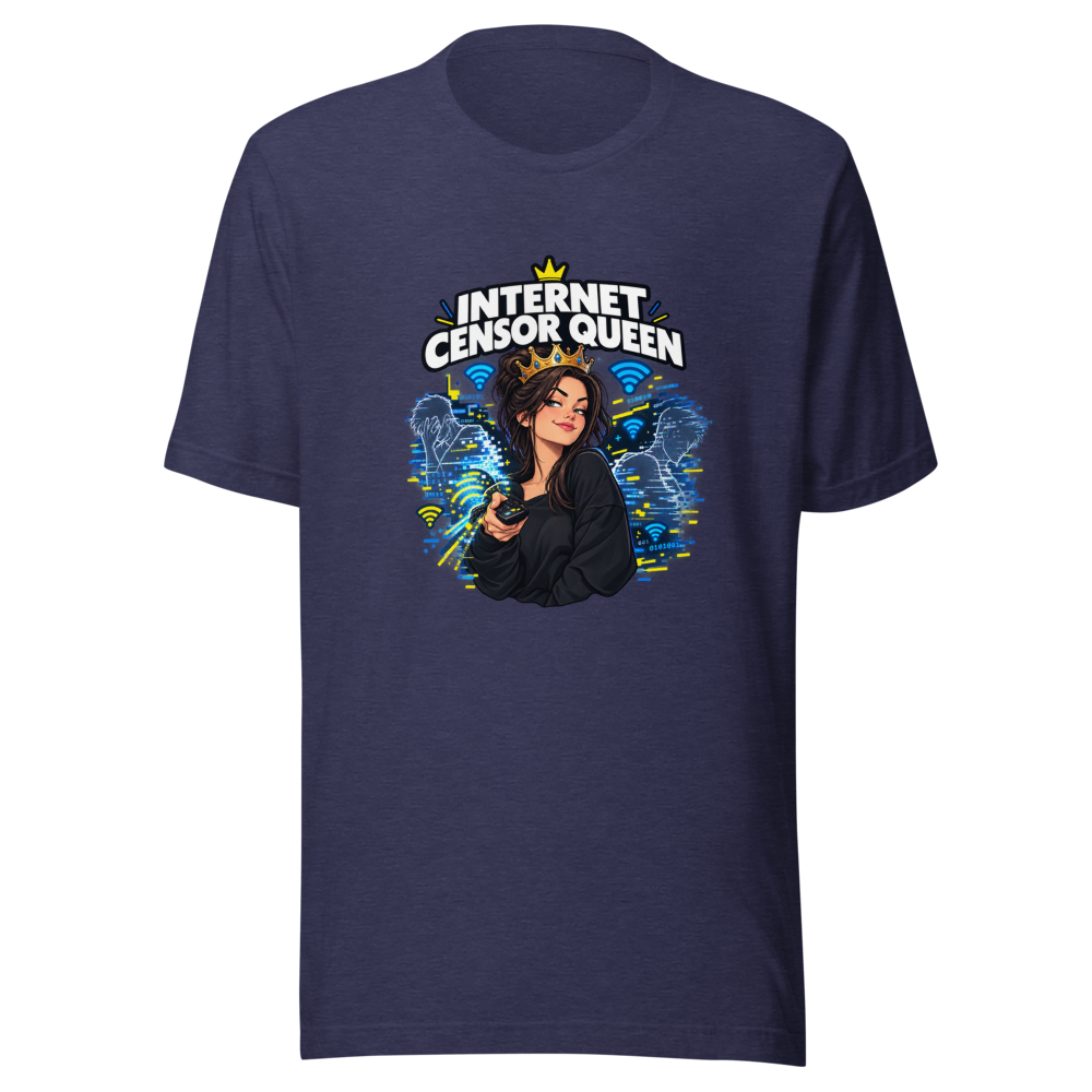 Internet Censor Queen Husband T-Shirt - Image 5