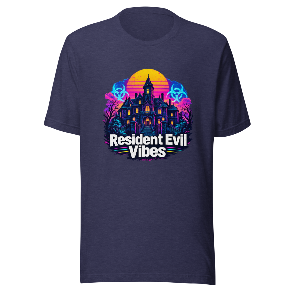 Resident Evil Vibes: Retro Horror Nostalgia Tee - Image 5