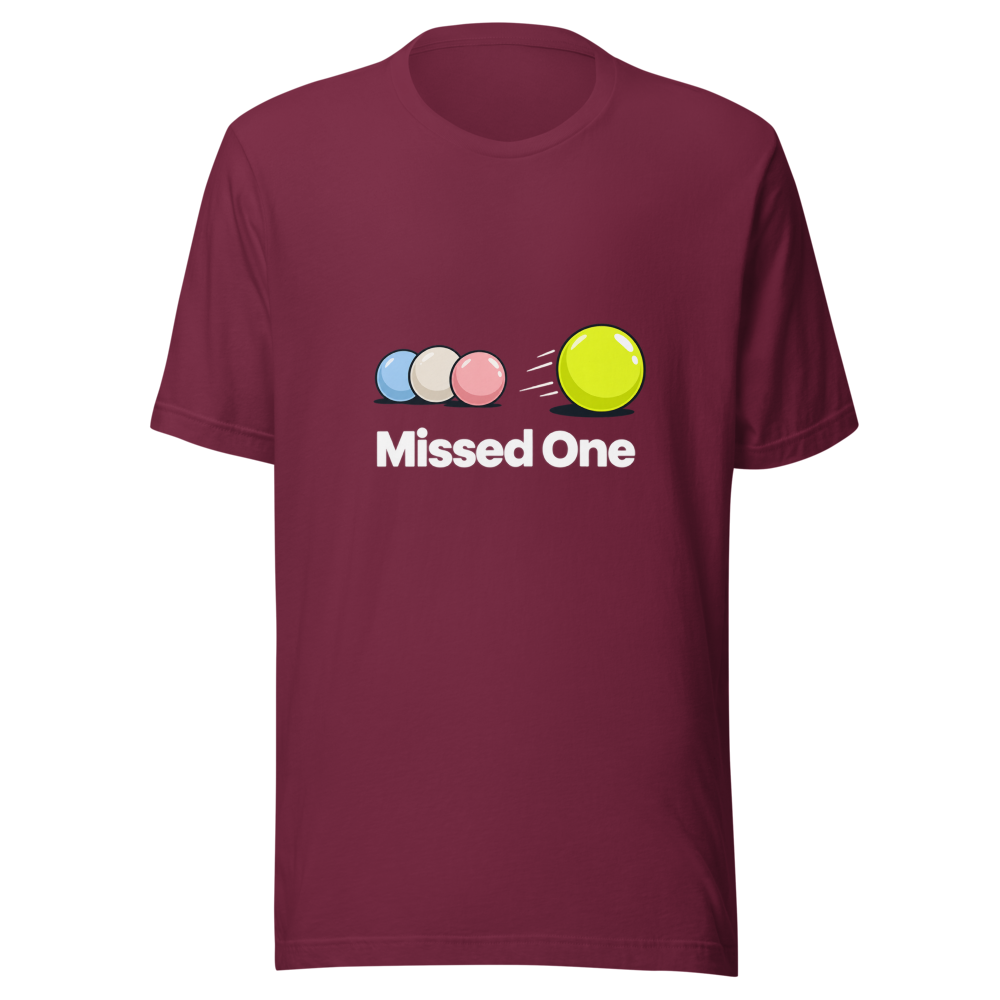 Missed One Meme T-Shirt - Viral Tweet Style - Image 6