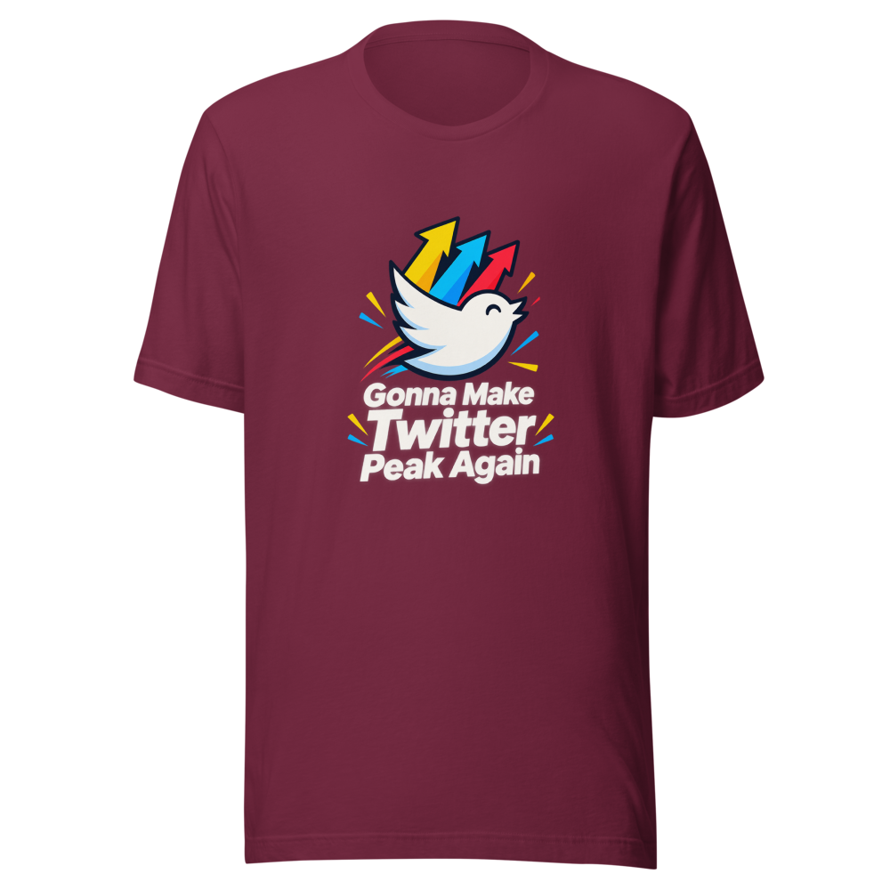 Twitter Peak Again Meme Tee - Image 6