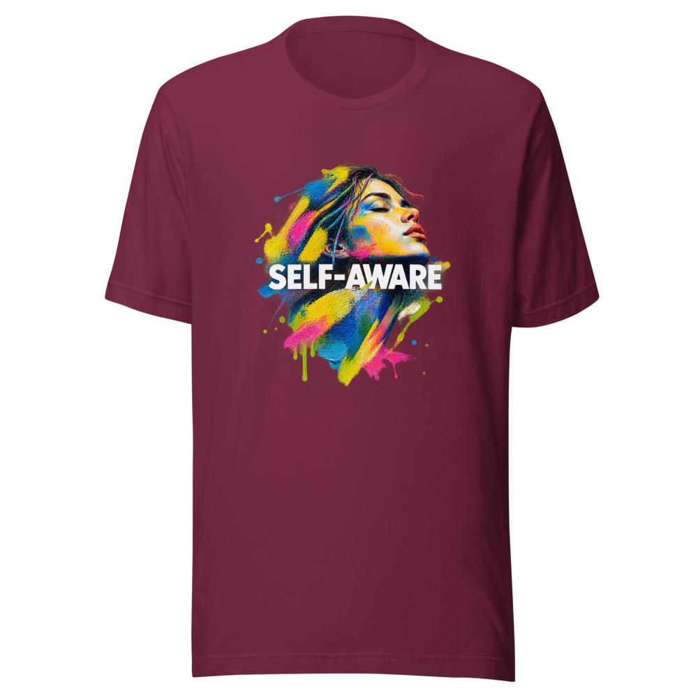 Self-Awareness Art T-Shirt | Abstract Oil on Paper Vibe - Image 6