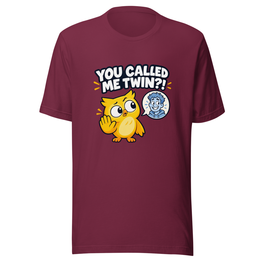 Funny Twin Stranger Meme T-Shirt - Duolingo Inspired - Image 6