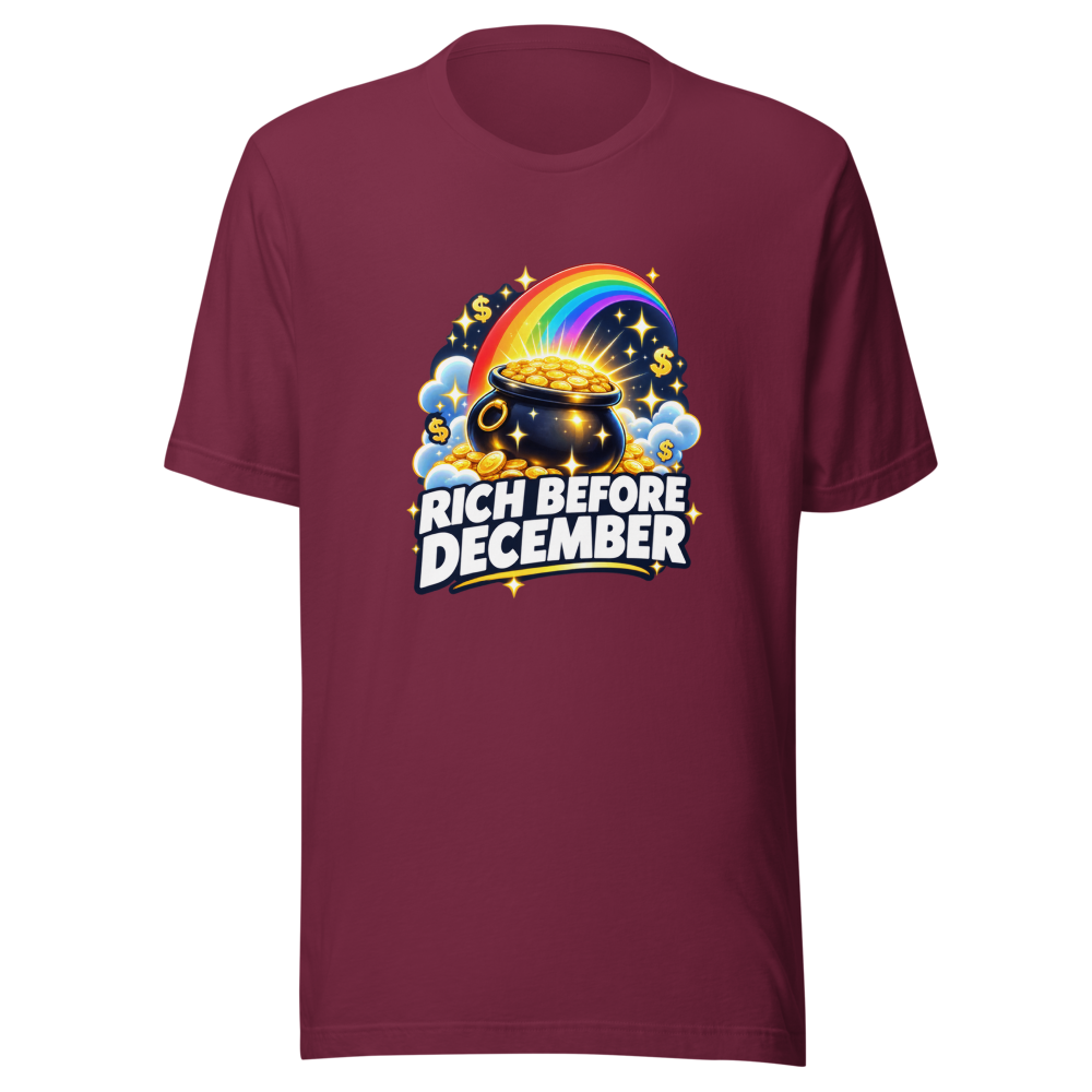 Get Rich Before December Viral T-Shirt - Image 6