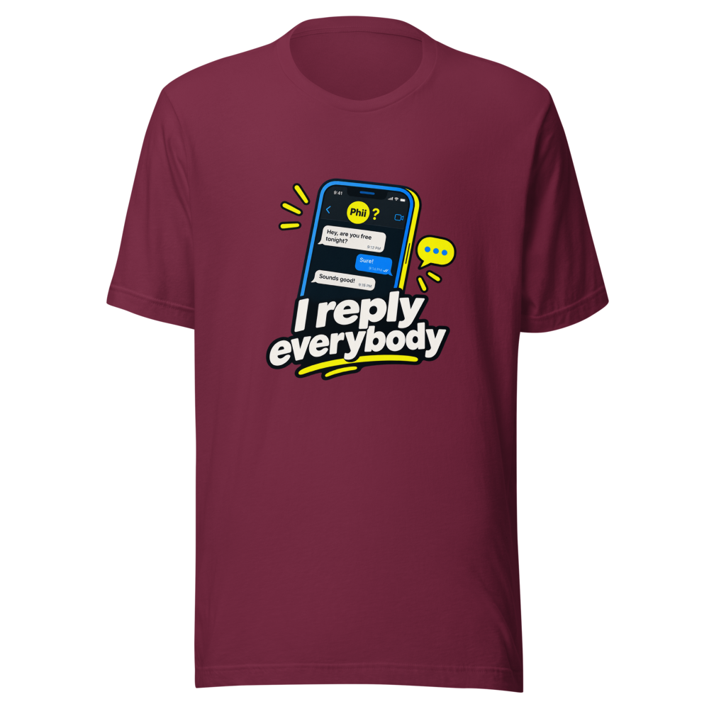 I Reply Everybody Except Phil HR Meme T-Shirt - Image 6