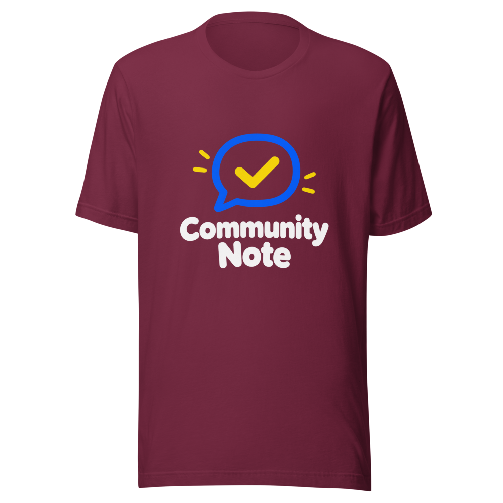 Community Note Funny T-Shirt - Image 6