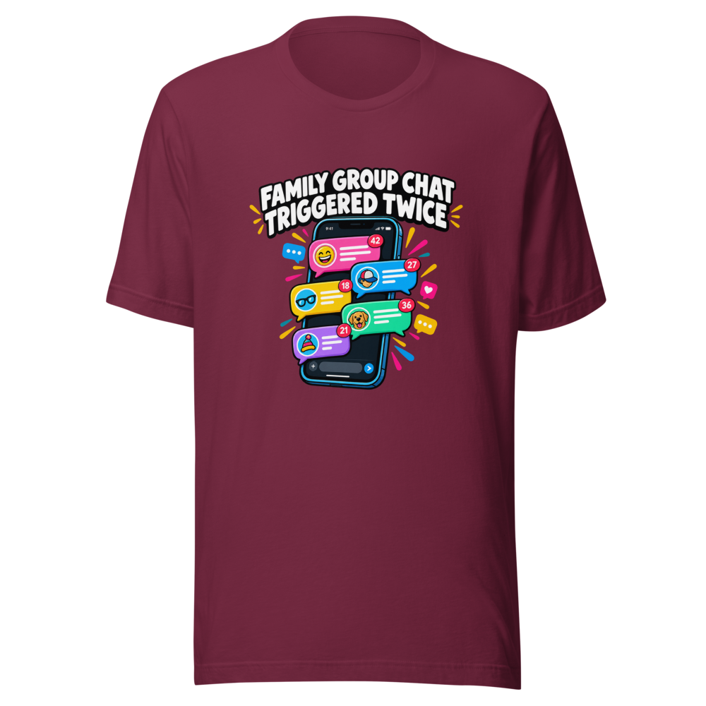 Family Group Chat Chaos Tee - Image 6