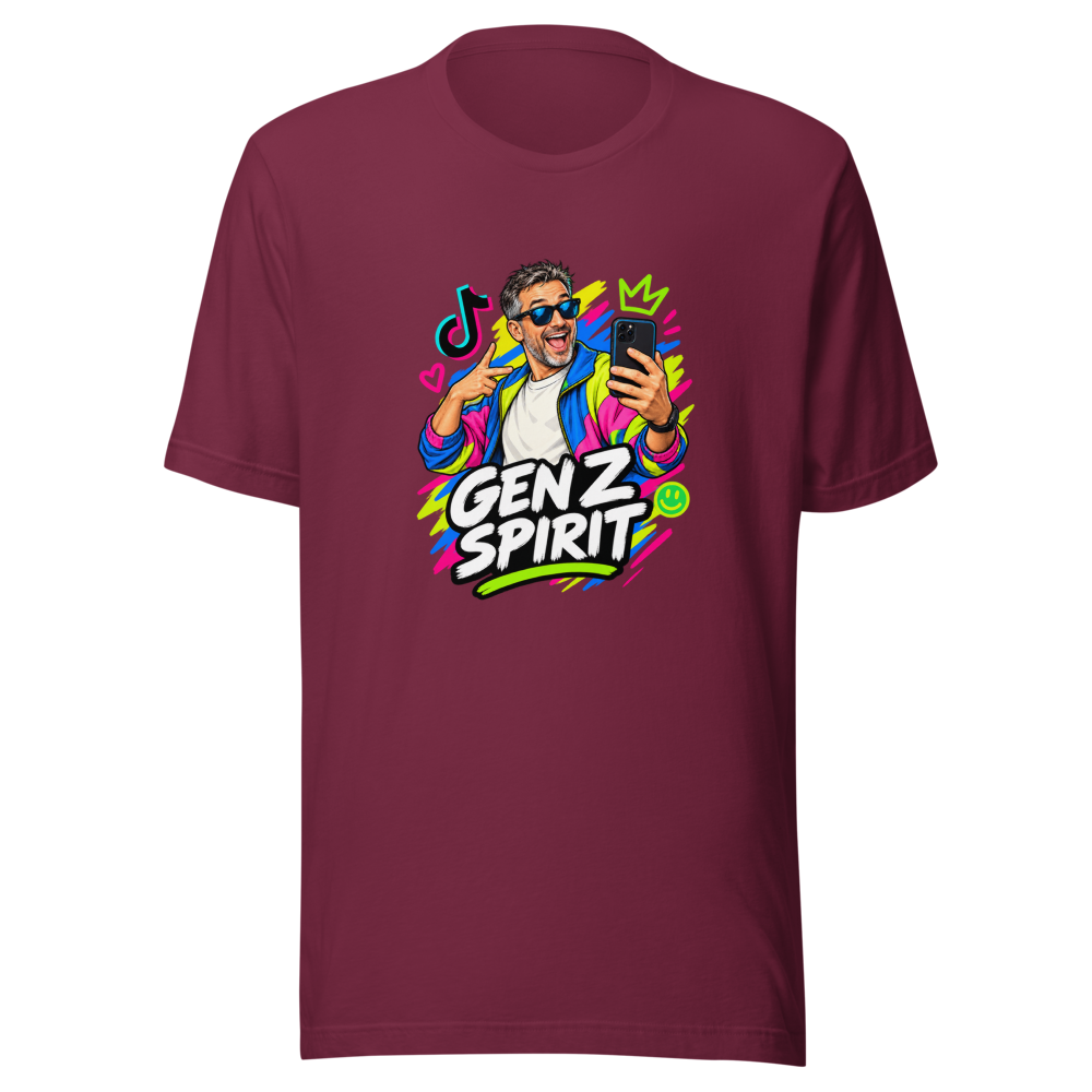 Gen Z Spirit 40 Year Old Men T-Shirt - Image 6