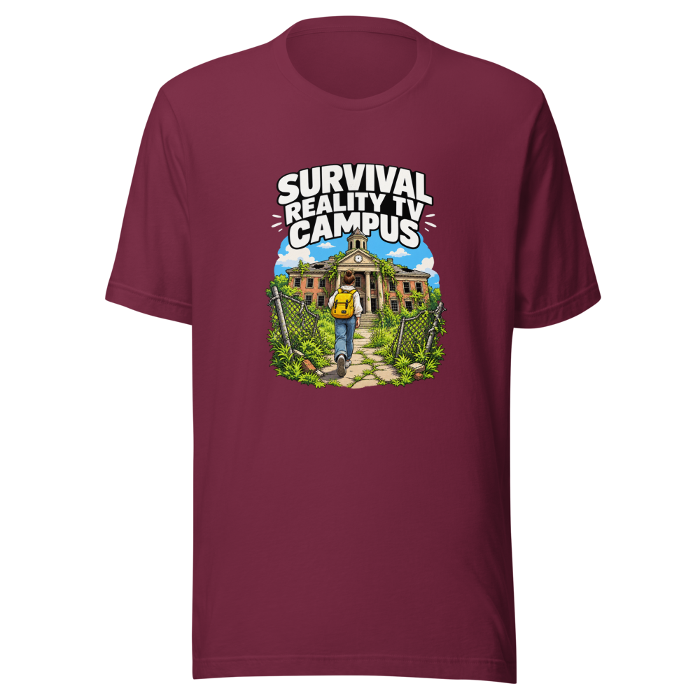 Survival Reality TV Campus T-Shirt - Image 6