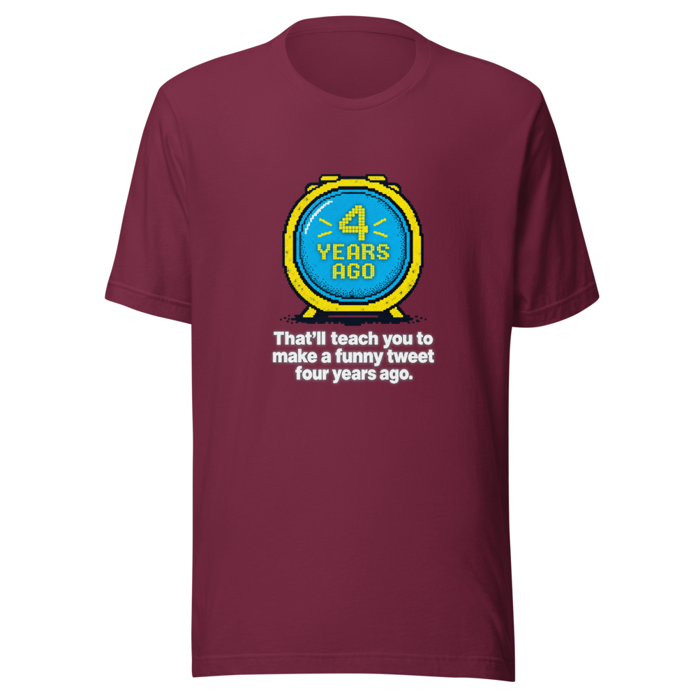 Funny Tweet Flashback T-Shirt - Image 6