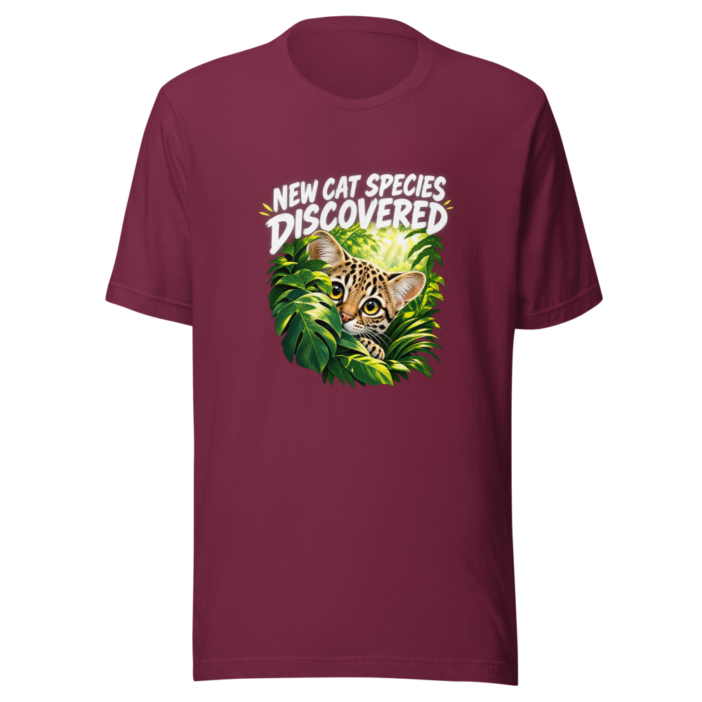 New Cat Species Discovered - Tiny Wild Cat Tee - Image 6
