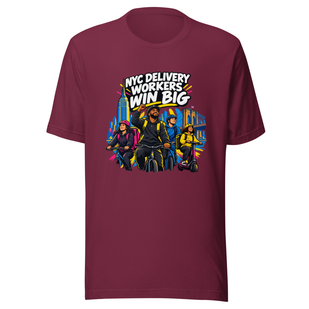 NYC Delivery Workers Win Big Settlement Tee - Image 6