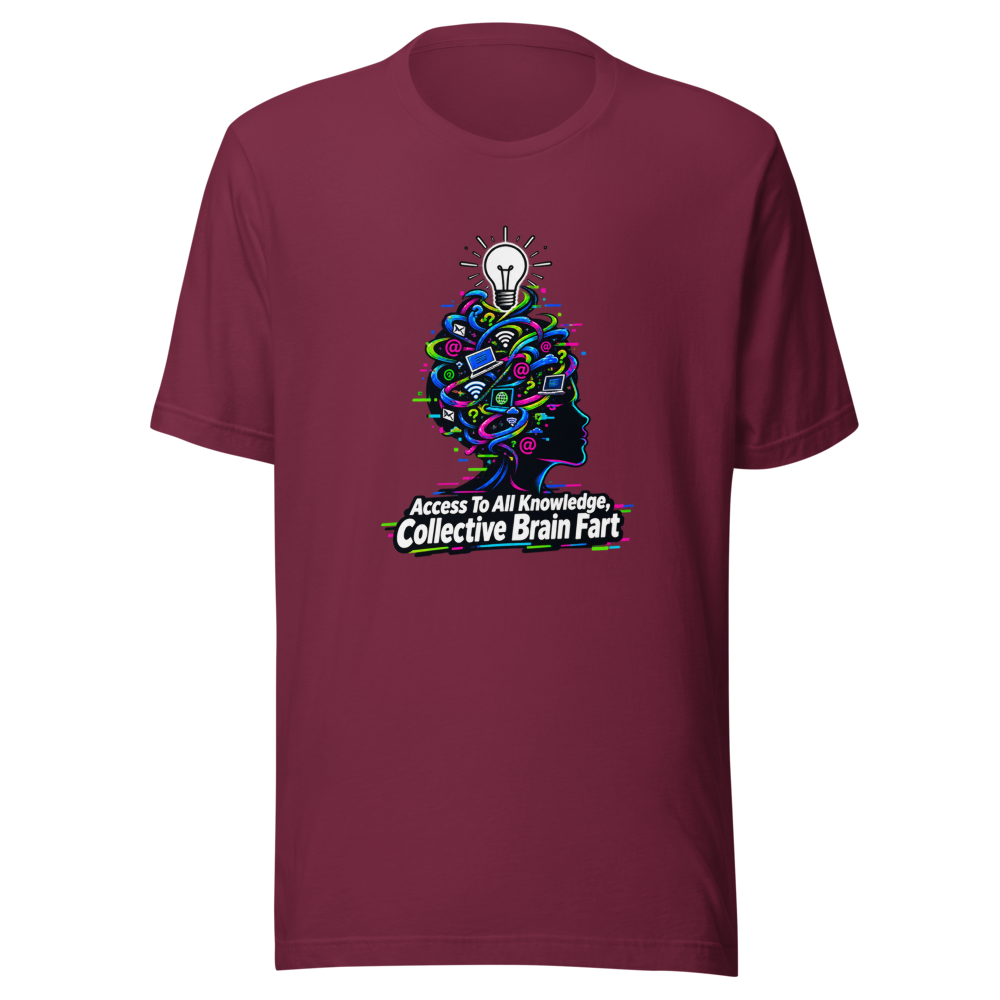 Modern Genius Tee: Information Overload - Image 6