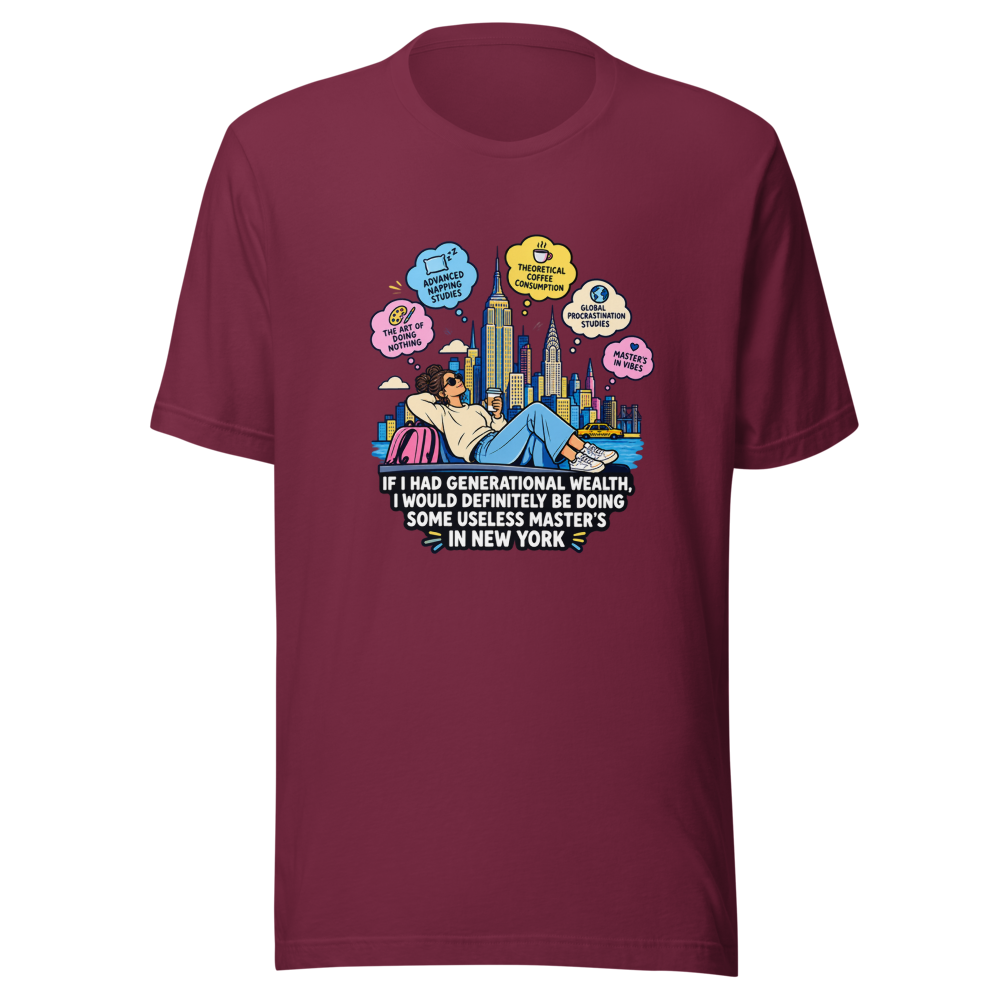 Generational Wealth NYC Master's Degree Tee - Image 6