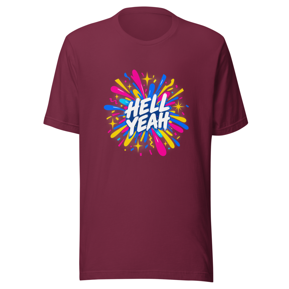 Hell Yeah! Positive Vibes Graphic Tee - Image 6