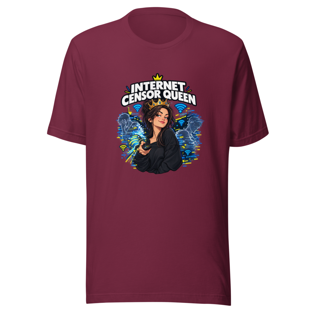 Internet Censor Queen Husband T-Shirt - Image 6