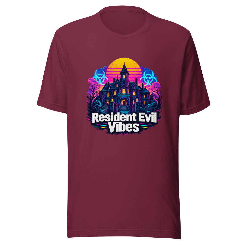 Resident Evil Vibes: Retro Horror Nostalgia Tee - Image 6