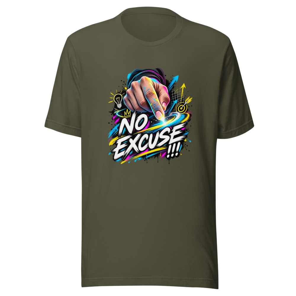 Finger Drawn Art No Excuse AI Sucks Tee - Image 10