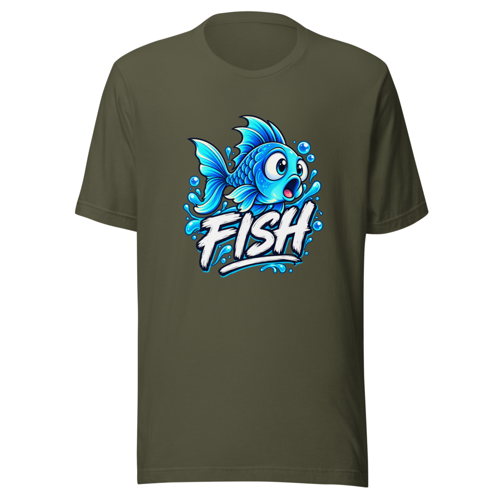 Fish Vibes Aesthetic T-Shirt - Image 10