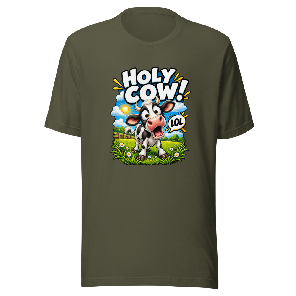 Funny Meme T-Shirt: LOL Holy Cow! - Image 10
