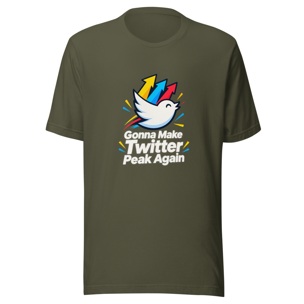 Twitter Peak Again Meme Tee - Image 10