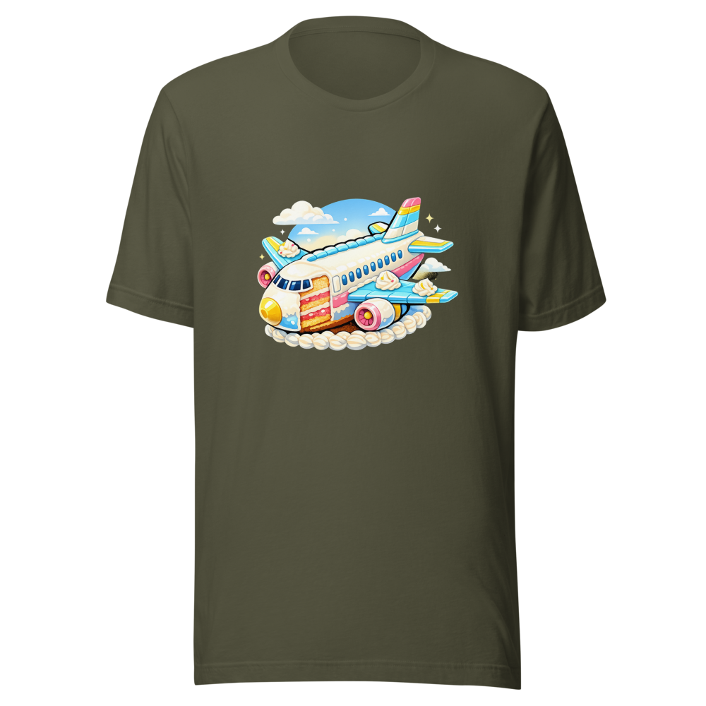 Viral Plane Cake T-Shirt - Sweetest Flight Ever - Image 10
