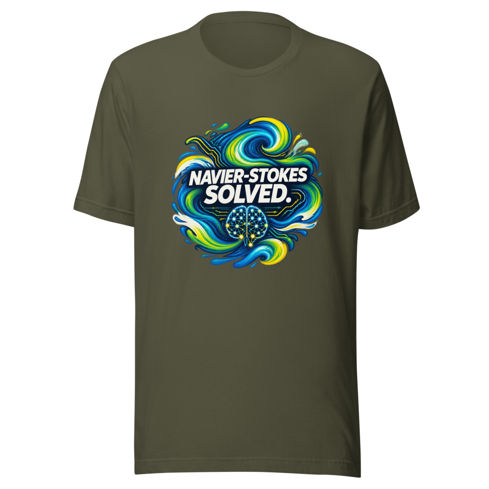 Navier-Stokes Solved: AI Breakthrough Tee - Image 10