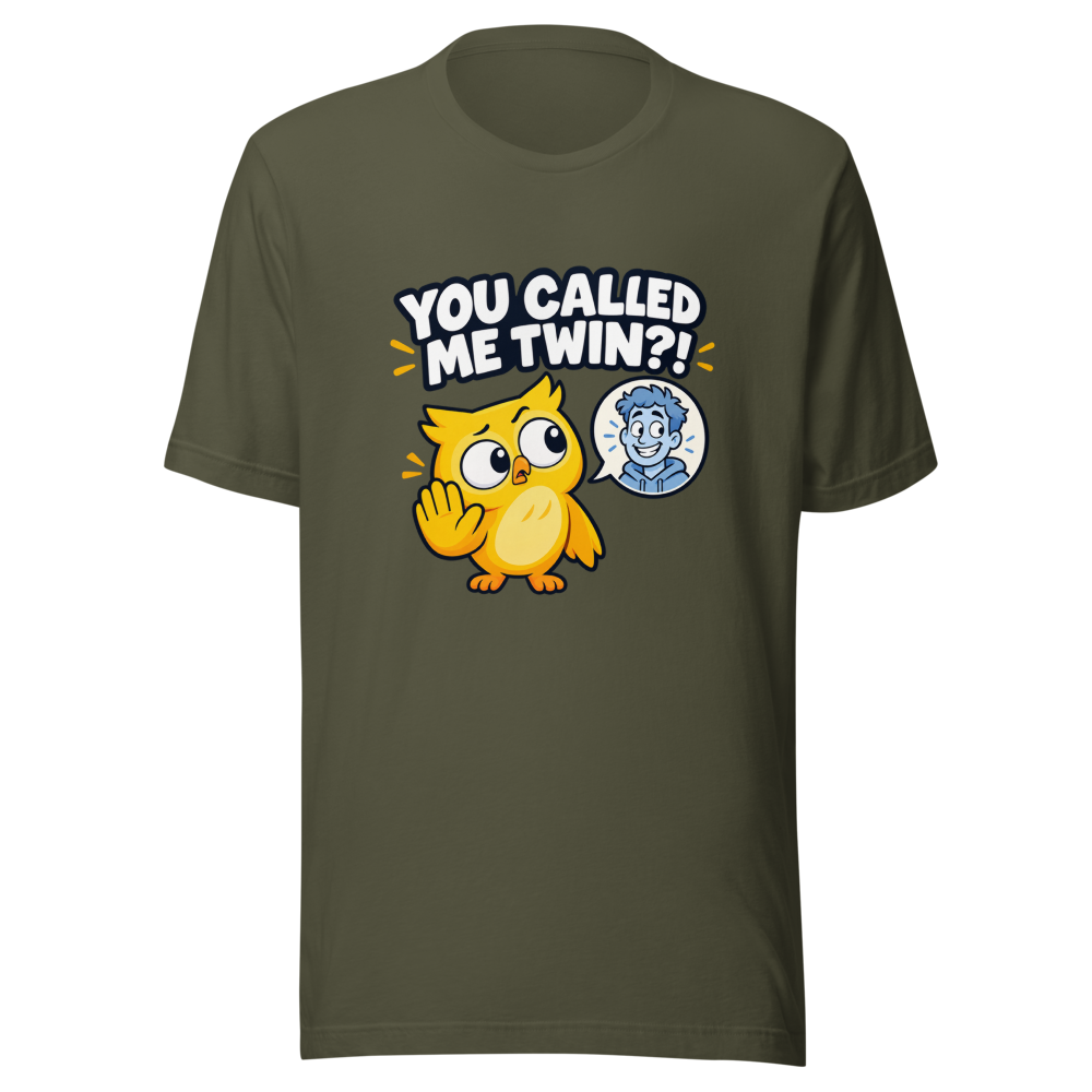 Funny Twin Stranger Meme T-Shirt - Duolingo Inspired - Image 10