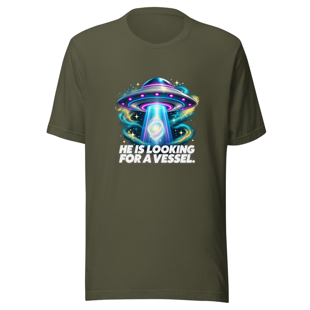 He Is Looking For A Vessel Meme T-Shirt - Image 10
