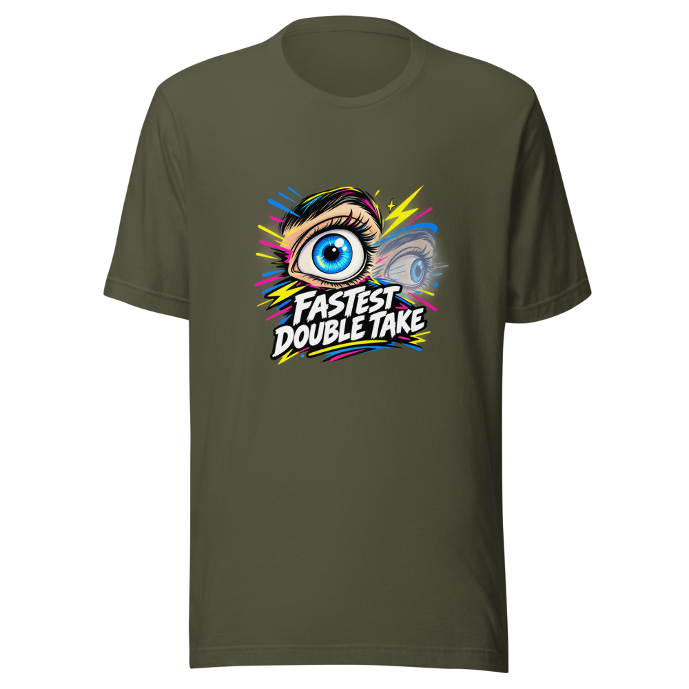 Fast Double Take GIF Viral Meme T-Shirt - Image 10