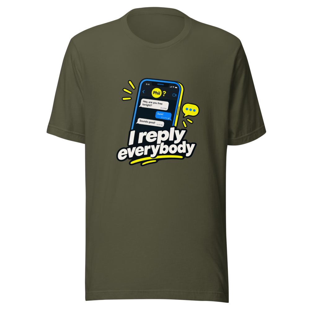 I Reply Everybody Except Phil HR Meme T-Shirt - Image 10