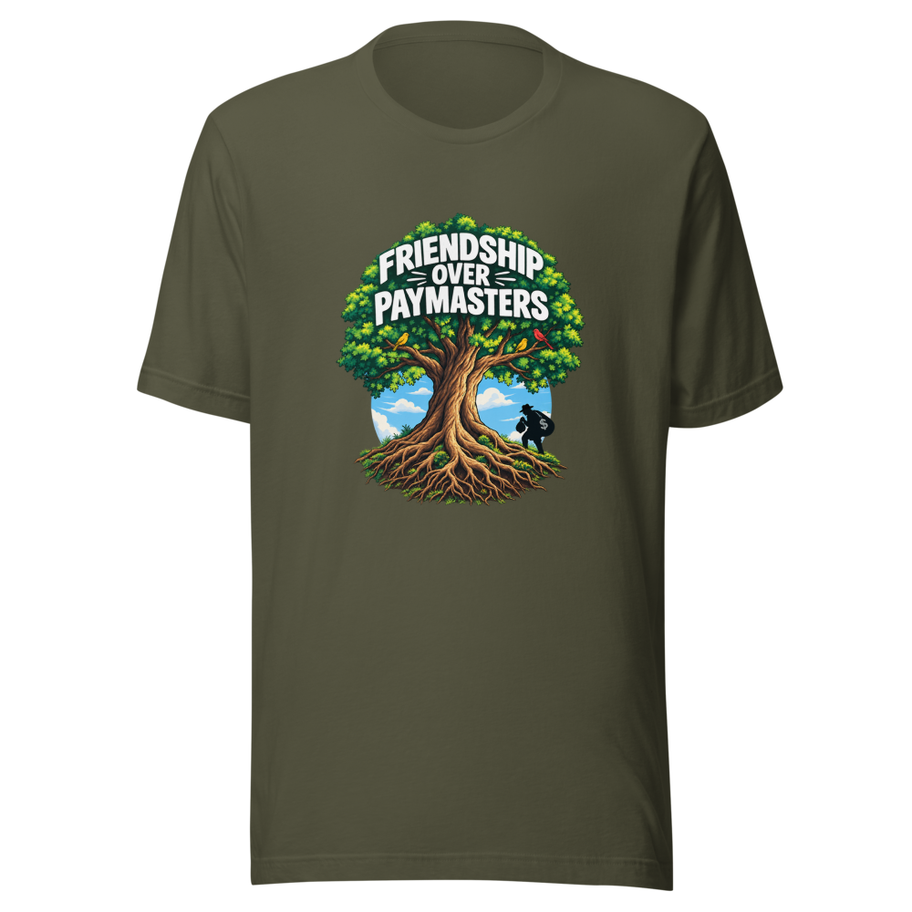 Friendship Over Paychecks Tee - Image 10