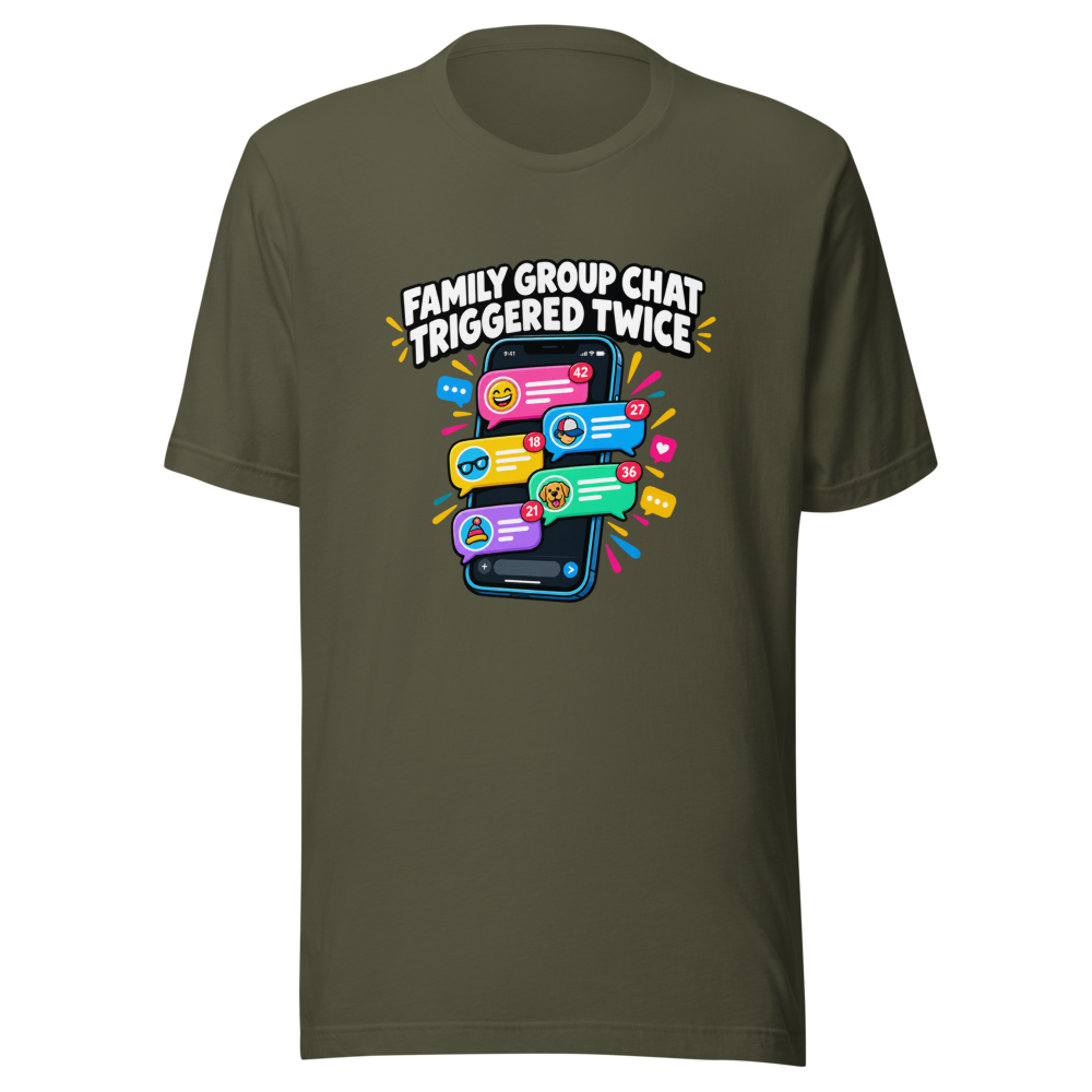 Family Group Chat Chaos Tee - Image 10