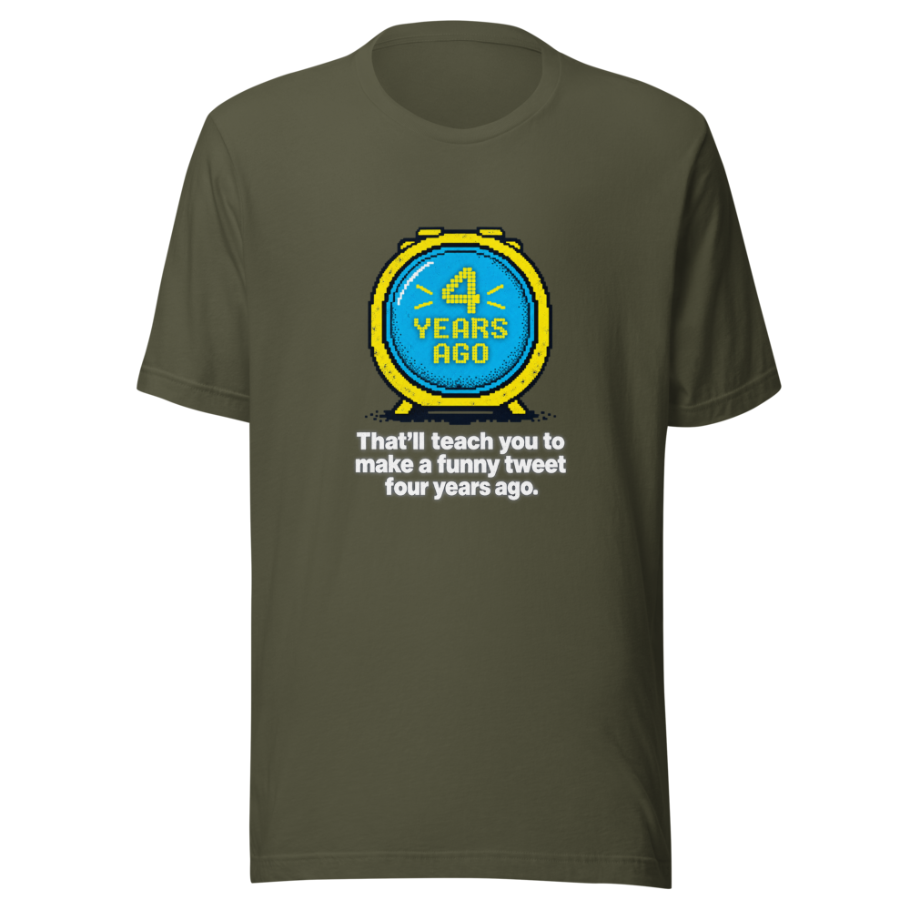 Funny Tweet Flashback T-Shirt - Image 10