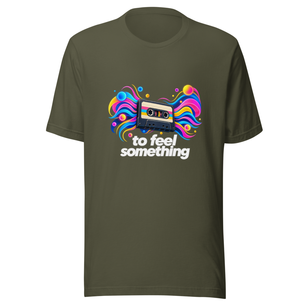 Feel Something Playlist Vibe Tee - Image 10