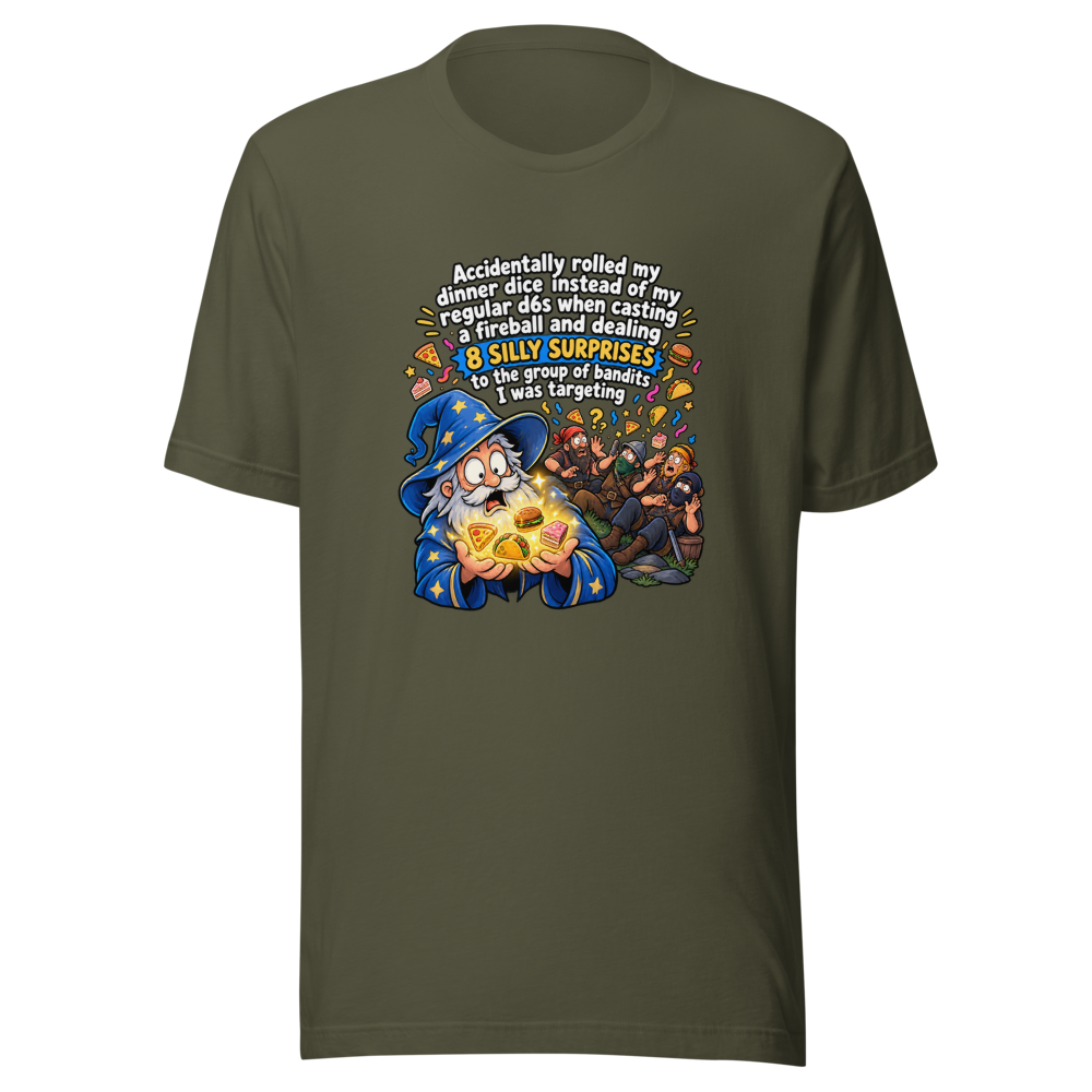 D&D Dice Fail: Fireball Mishap T-Shirt - Image 10