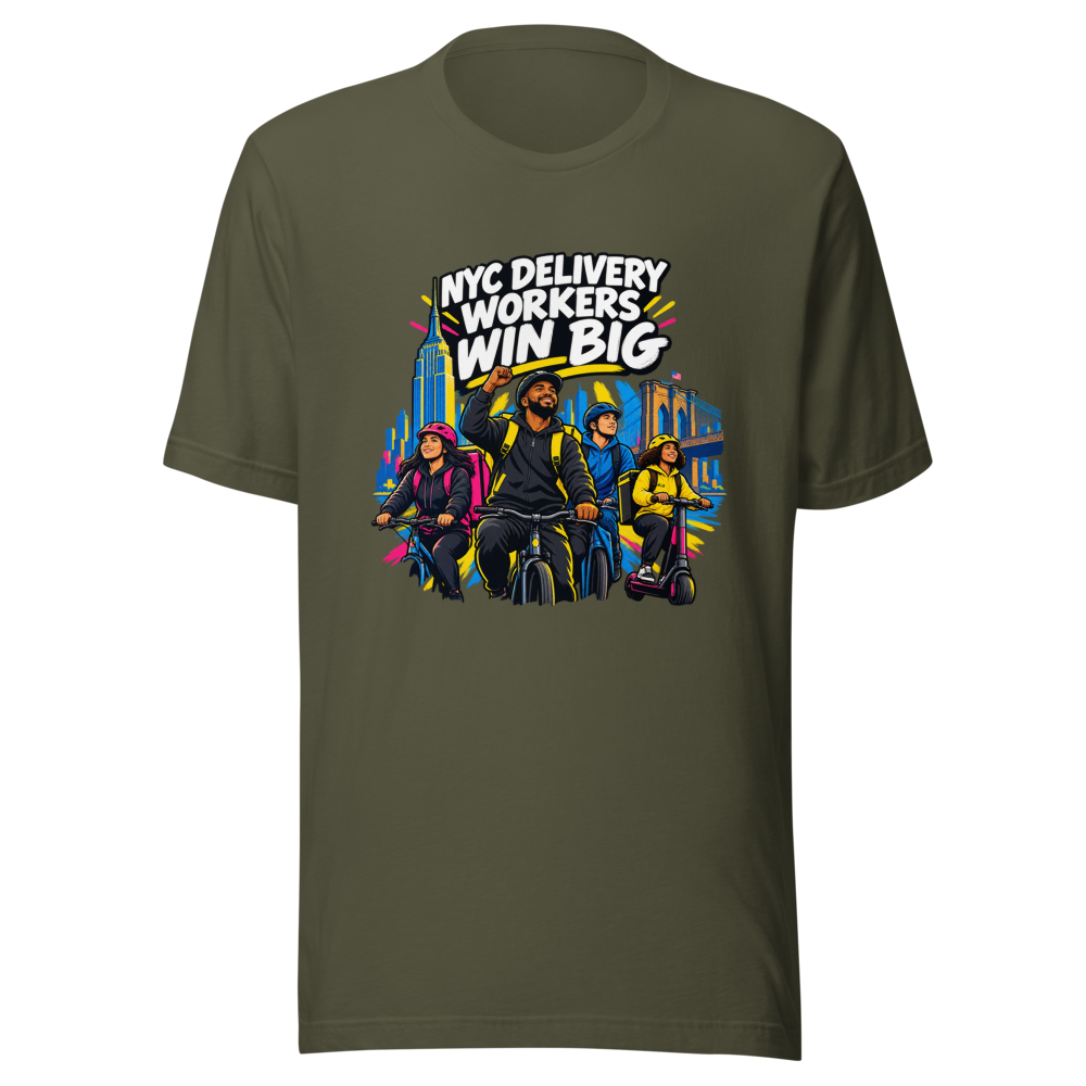 NYC Delivery Workers Win Big Settlement Tee - Image 10