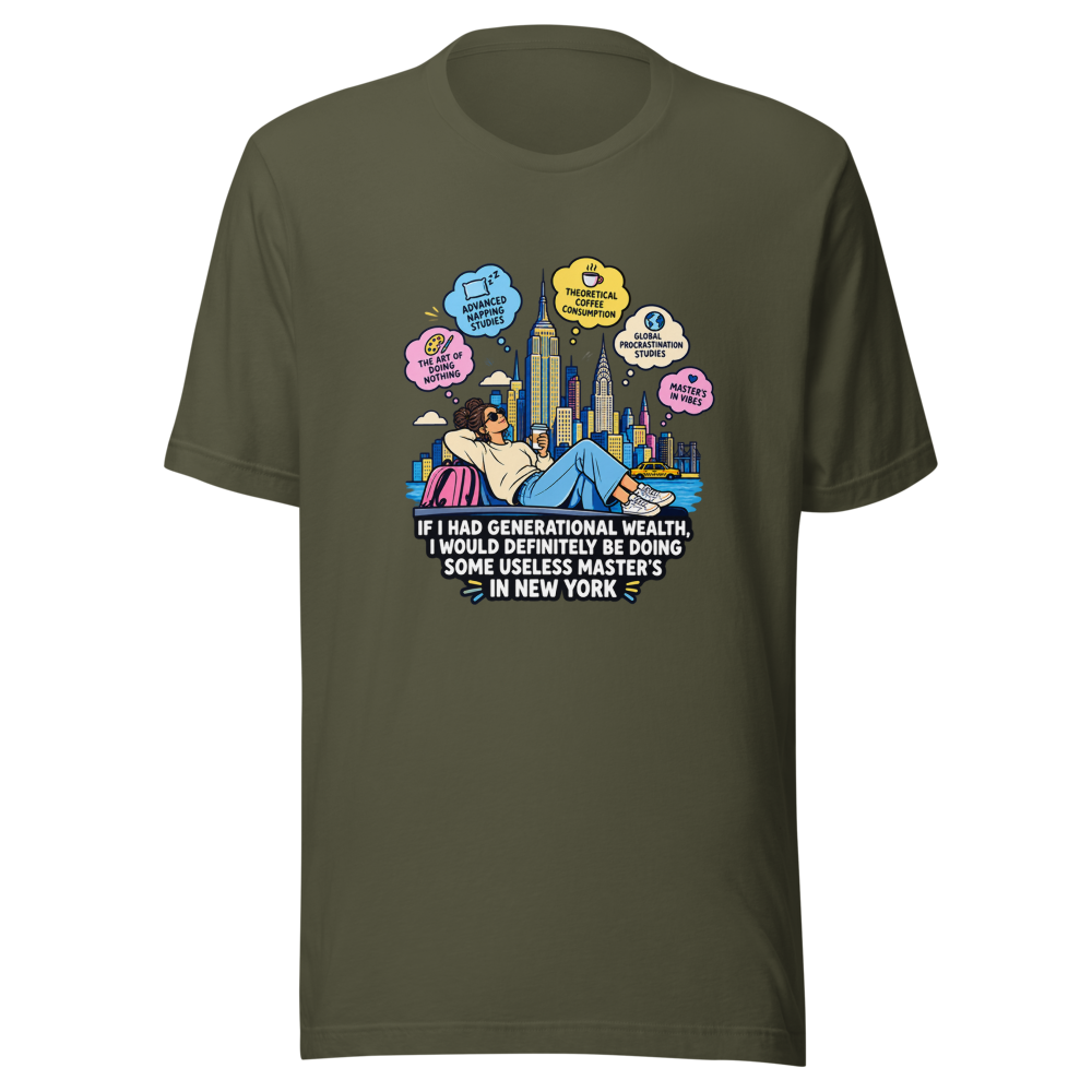 Generational Wealth NYC Master's Degree Tee - Image 10