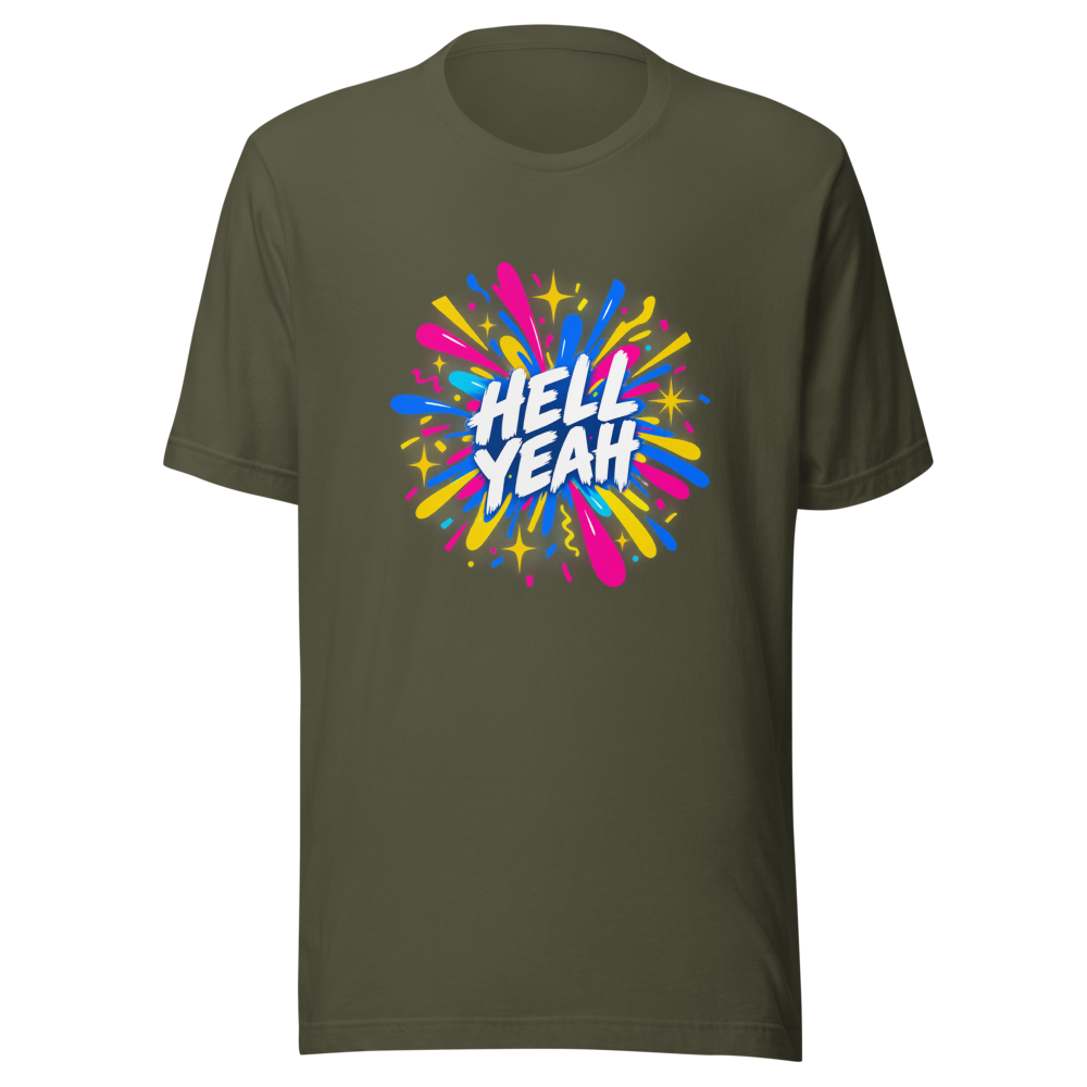 Hell Yeah! Positive Vibes Graphic Tee - Image 10