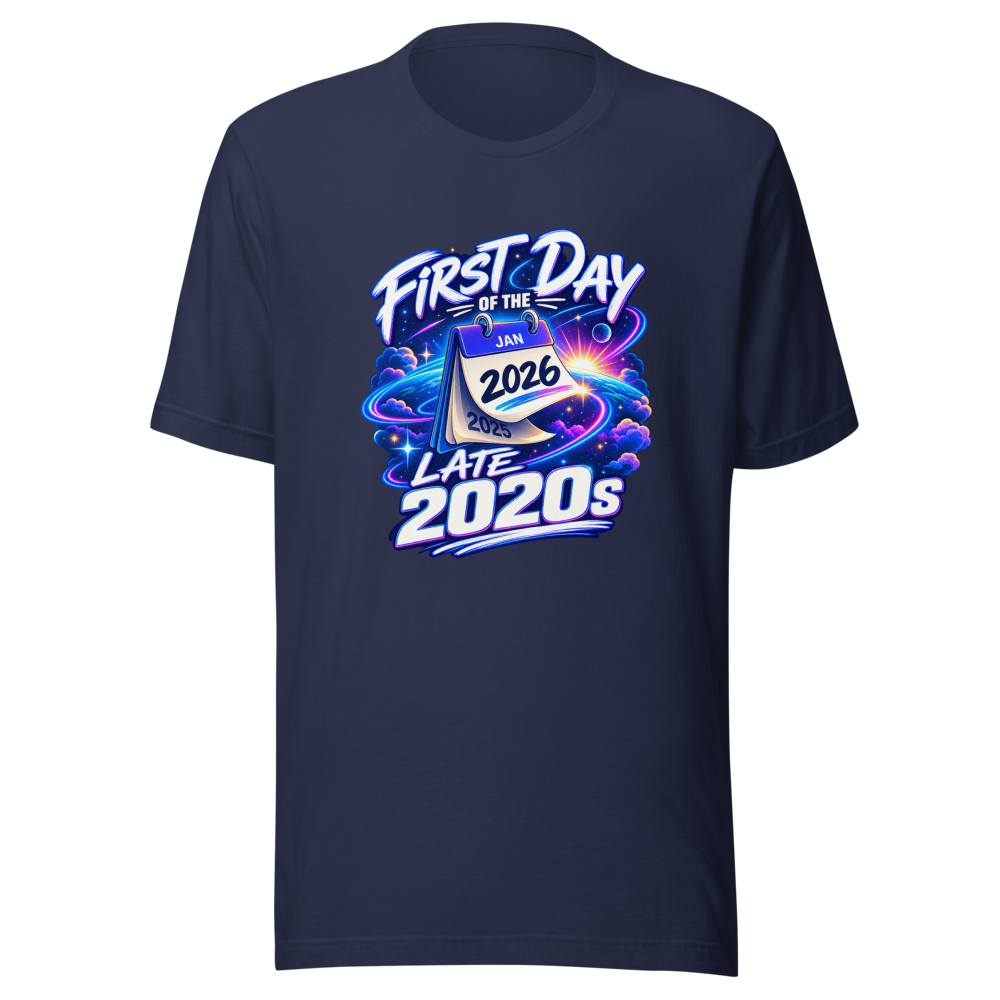 First Day of the Late 2020s T-Shirt - Image 4