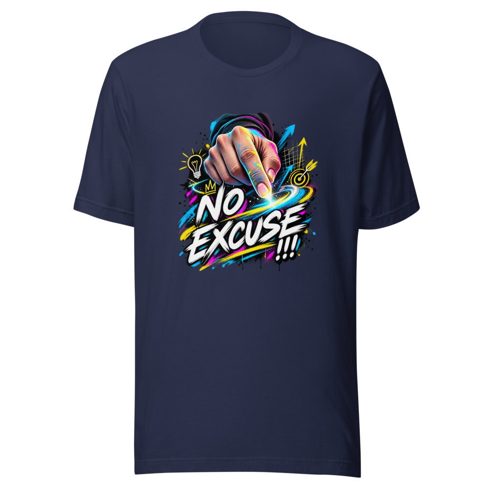 Finger Drawn Art No Excuse AI Sucks Tee - Image 4