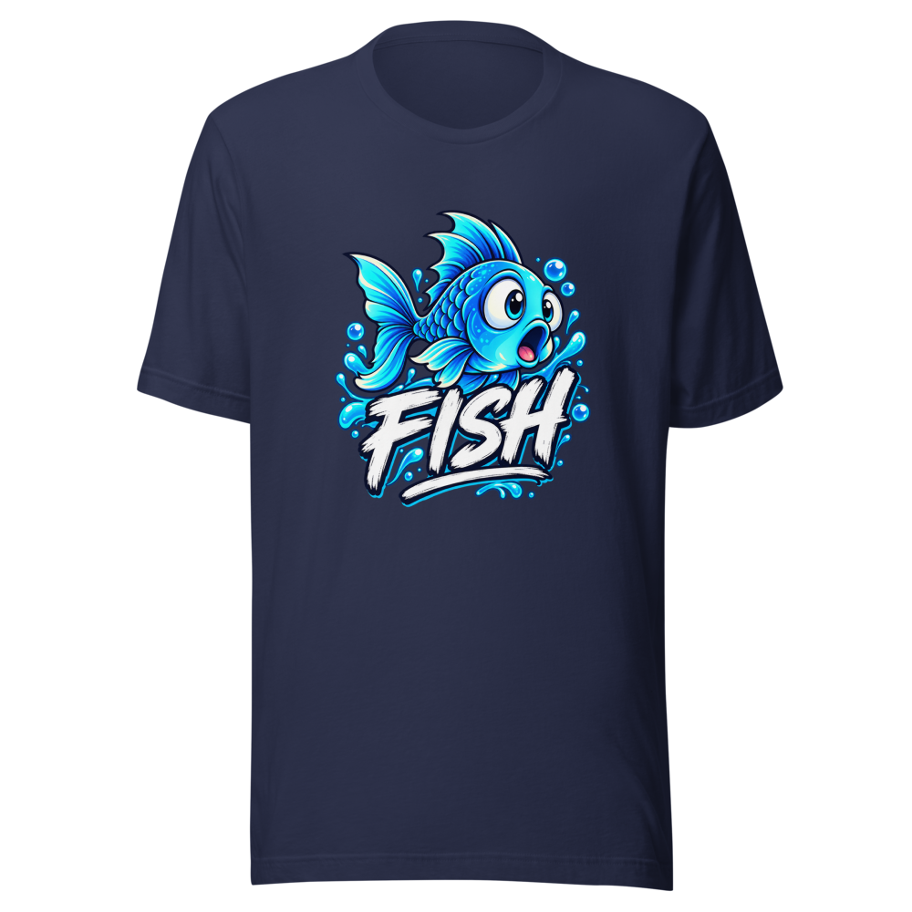 Fish Vibes Aesthetic T-Shirt - Image 4