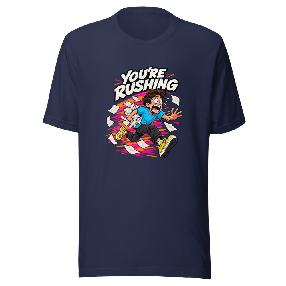 You're Rushing Funny Meme T-Shirt - Image 4